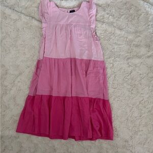 J. Crew Pink Tiered Sundress